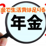 年金で生活費は足りる？