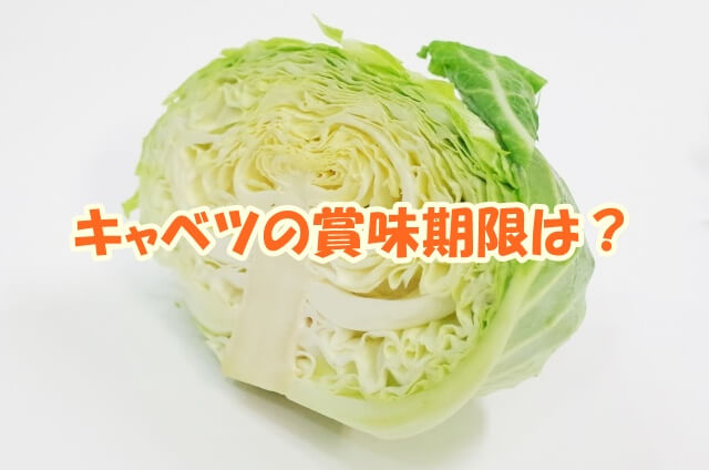 キャベツの賞味期限は？
